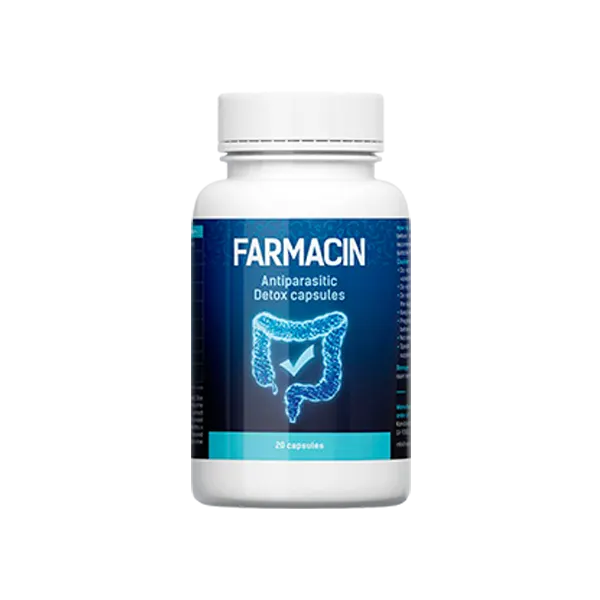 Farmacin kapszula a szervezet parazitáktól való megtisztítására, természetes összetevőkkel